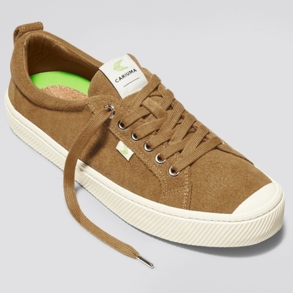 CARIUMA Unisex OCA Low Camel Suede Sneaker men’s 10.5 women’s 12